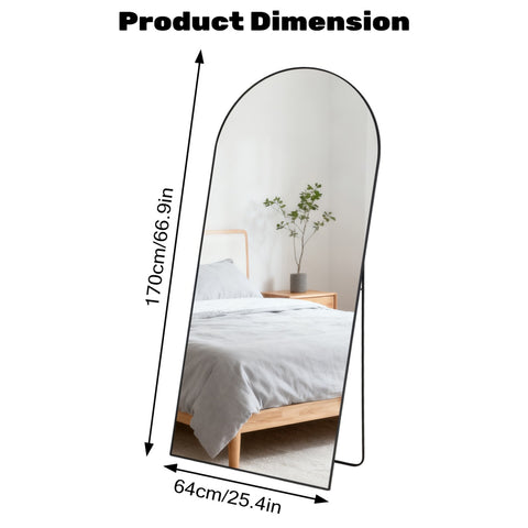 Rectangle Full Length Mirror, Full Body Standing Mirror Floor Mirrors