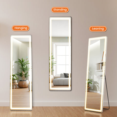 3 Color Lighting Mirror With LED Lights