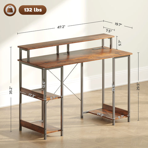 Computer Desk with Storage