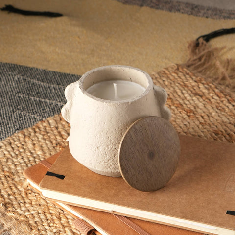 Jar Candle Ecomix Wax Fill With Wooden Lid Vanilla Lavender, 8oz