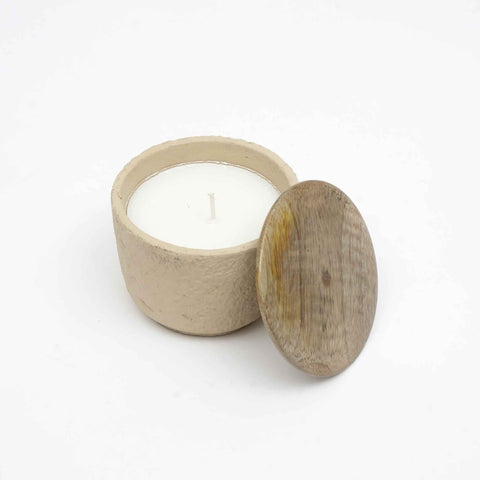 Jar Candle Ecomix Wax Fill With Wooden Lid Mimosa, 7oz
