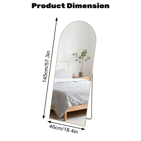 Rectangle Full Length Mirror, Full Body Standing Mirror Floor Mirrors