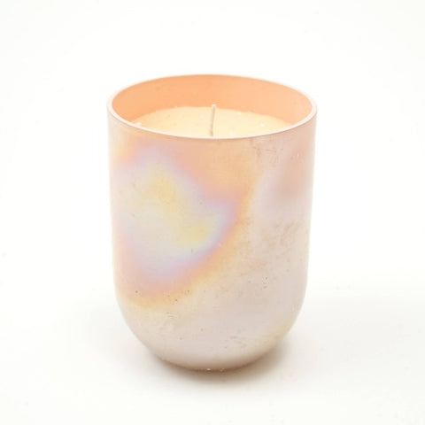 Subtle Shine Scented Wax Candle - Peach