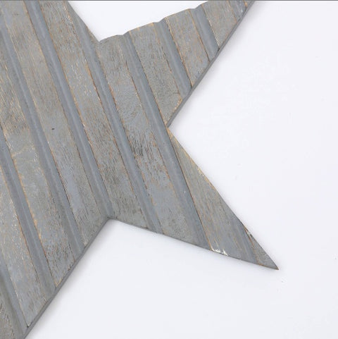 Star Shaped Handmade Wooden Wall Decoration