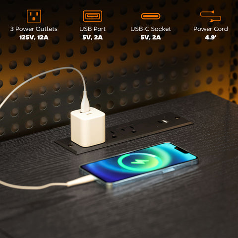 66" Reversible L Shaped Computer Desk