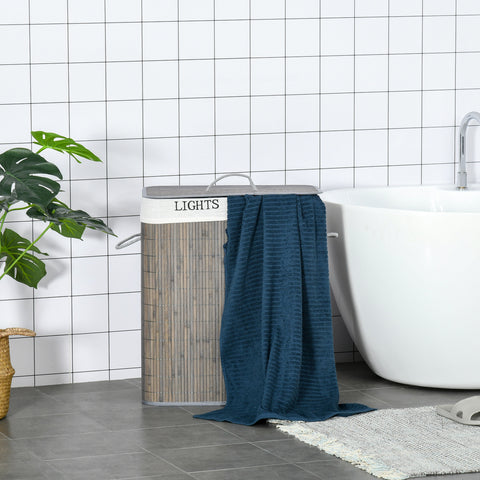 Laundry Basket with Lid and String Handles