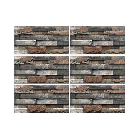 Dark Brown Marble Anti-Splash Wallpaper Peel And Stick PVC Waterproof And Oilproof Easy To Install Self-Adhesive Kitchen Bathroom Wall Decoration